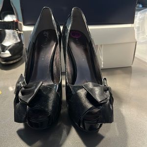 Paris Hilton heels. Size 8.5. Good condition. Placed anti slip stickers